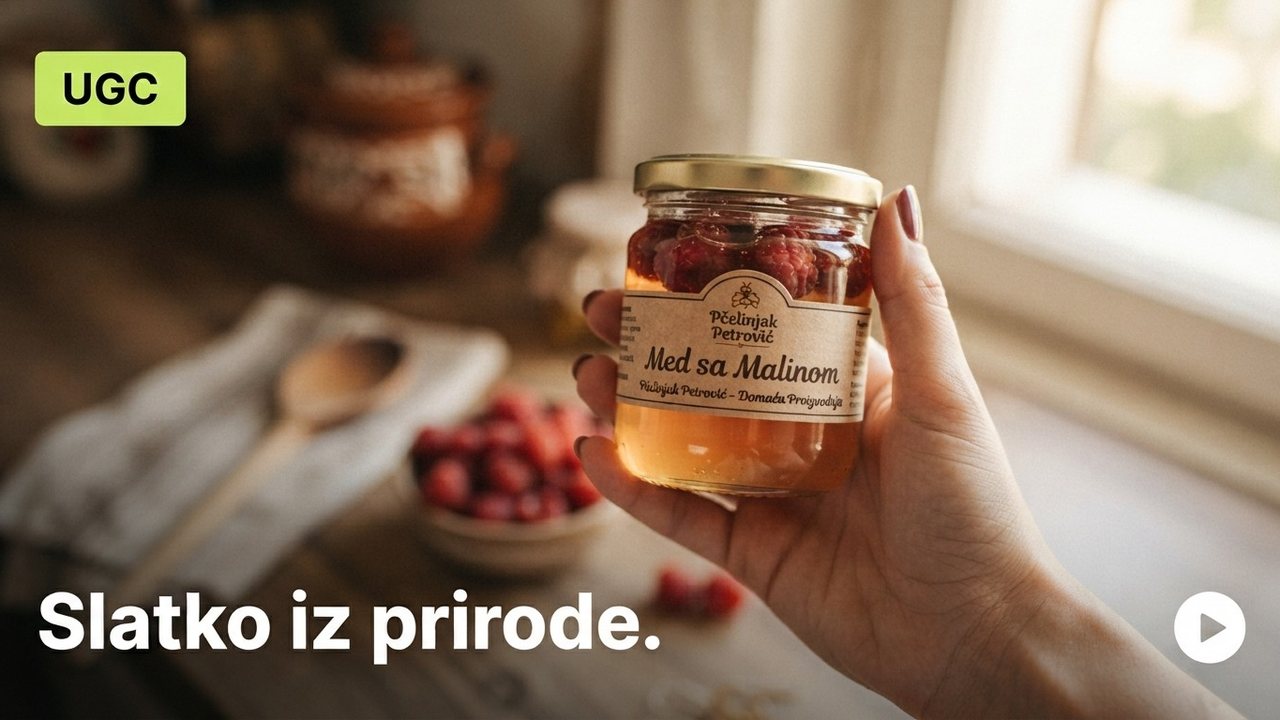 Tegla meda sa malinom, Pčelinjak Petrović: Slatko iz prirode