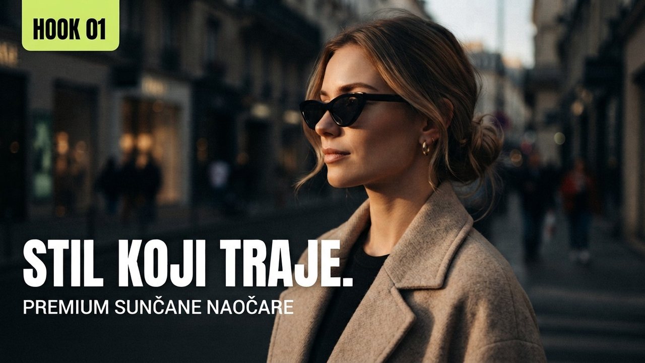 Žena sa sunčanim naočarima na ulici: Stil koji traje